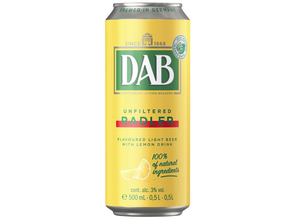 Cerveza DAB Radler 0.5L
