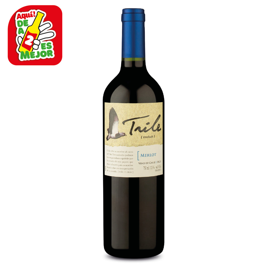 Vino Tinto Trile Merlot