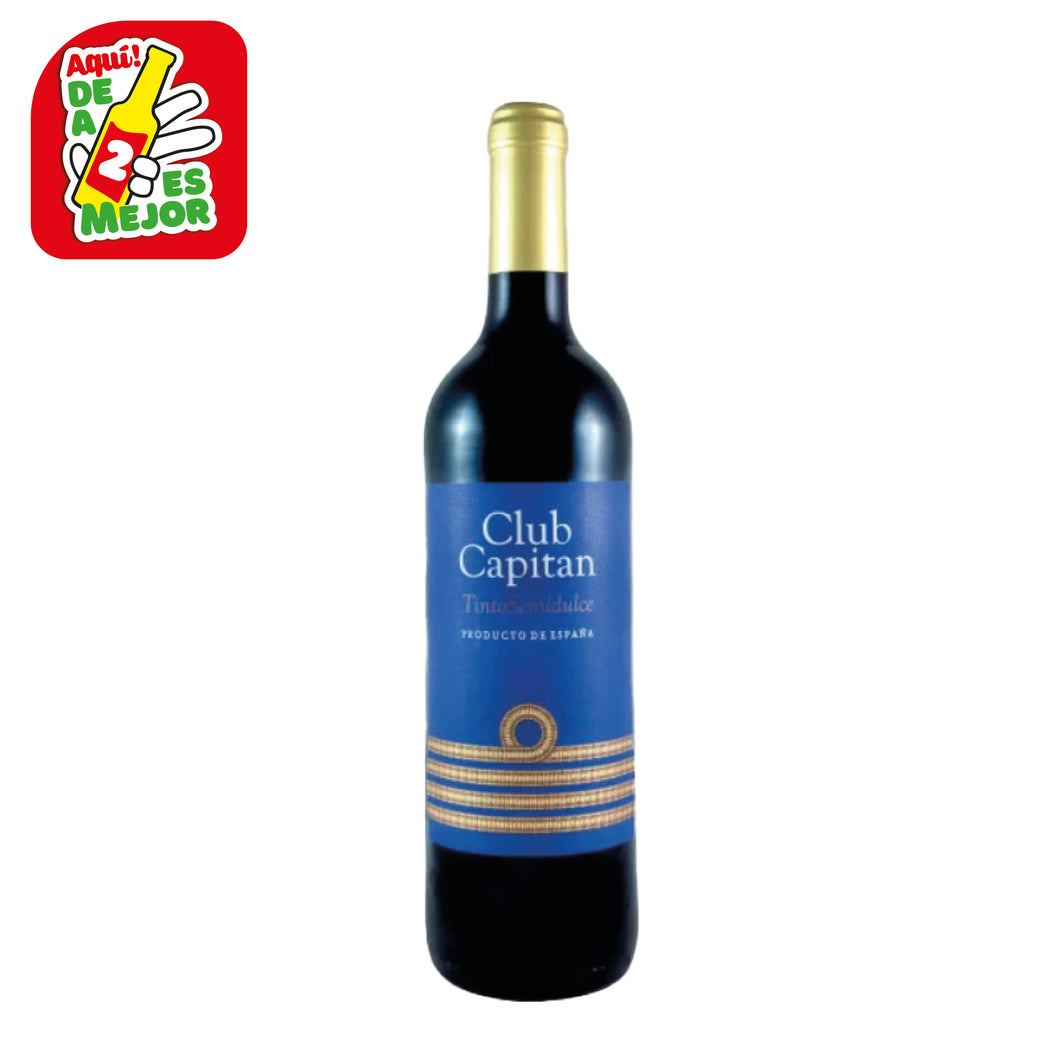 Vino Tinton Club Capitan Semidulce 0.7L