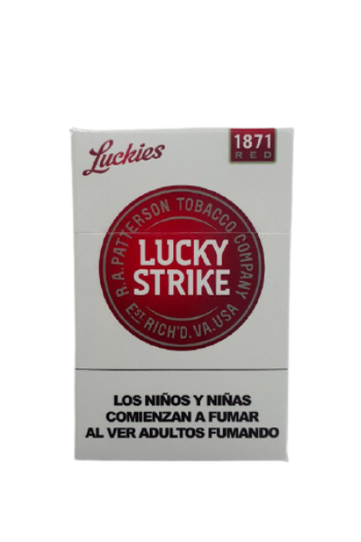 Cigarrillo Lucky Strike Rojo