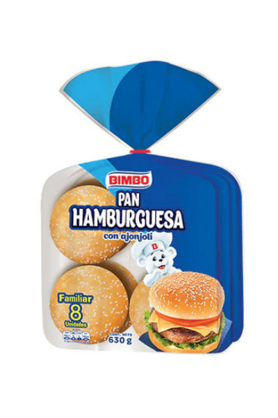 Pan Hamburguesa Con Ajonjoli Bimbo